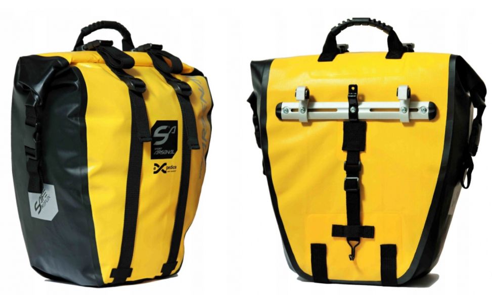 Sakwa na bagażnik wodoszczelna Sport Arsenal 312 żółta