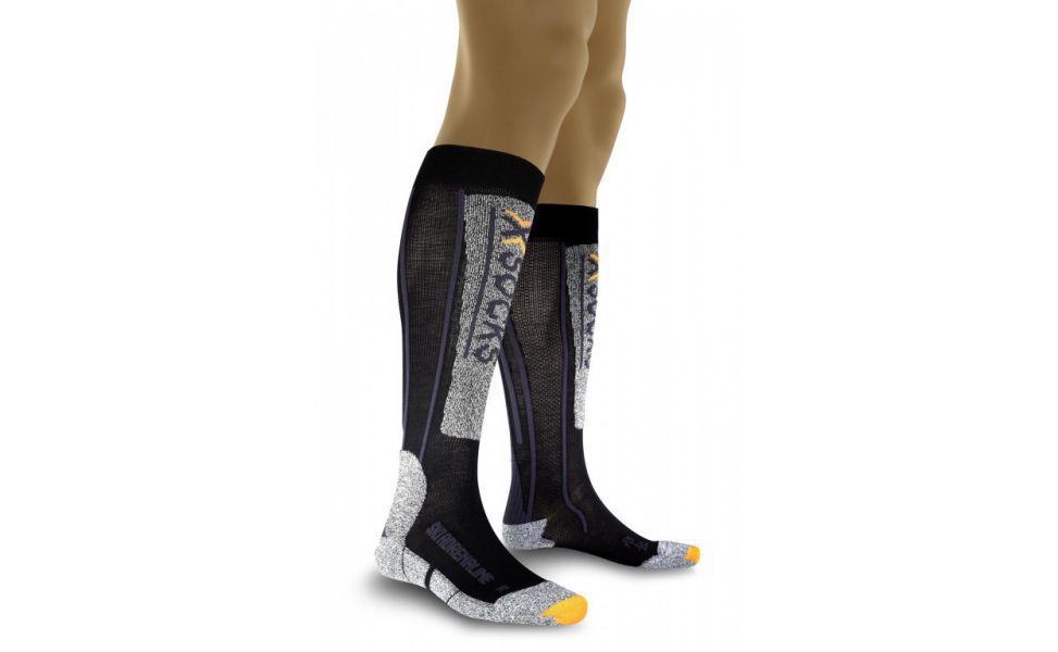 Skarpety Narciarskie X-Socks Ski Adrenaline Silver