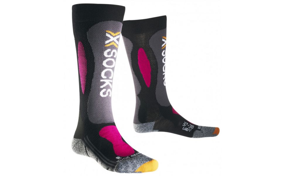 Skarpety Narciarskie X-Socks Ski Carving Silver Lady 